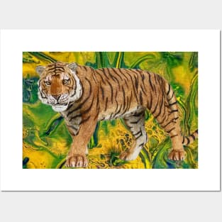 Tiger in Fantasy Jungle Posters and Art